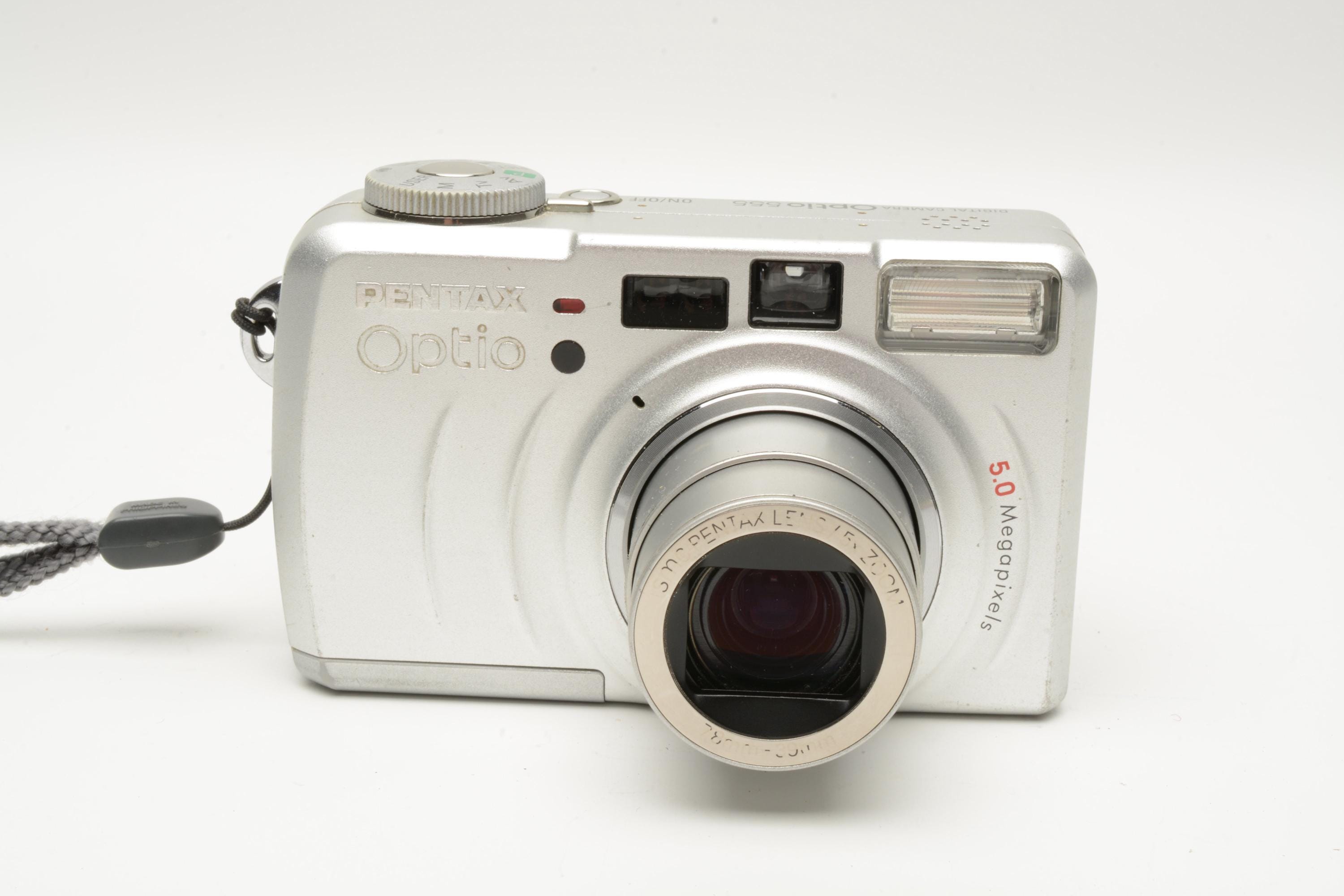 Pentax Optio 555 Compact Camera — Specs, Reviews, Used Pr