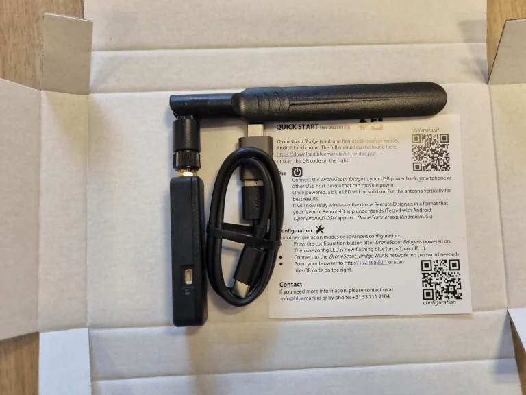 DroneScout DS100 Retail Bridge Drone Remote ID Receiver