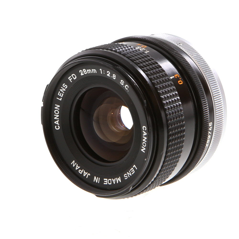 Canon FD 28mm f/2.8 Lens