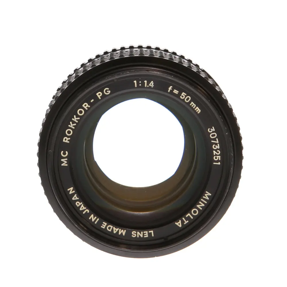 Minolta MC 50mm f/1.4 Rokkor-X PG Lens