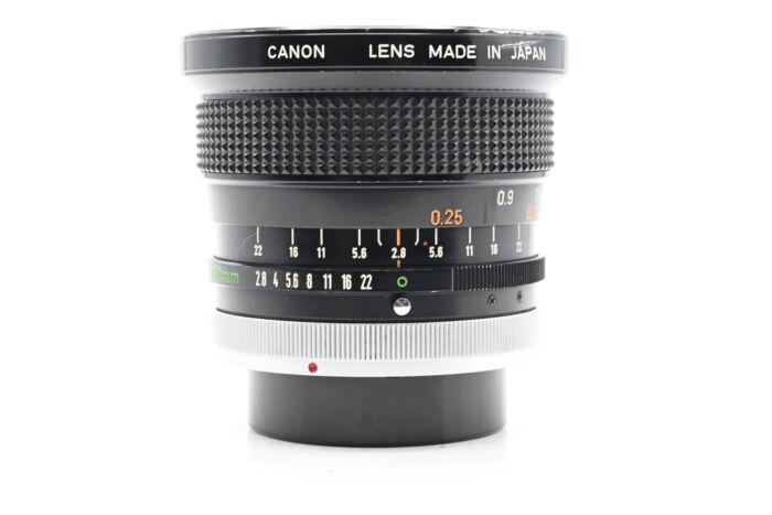 Canon FD 20mm f/2.8 S.S.C. BL Lens SSC "O" Mark