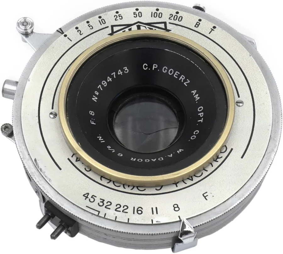 C.P. Goerz 6.5 inch (165mm) f/8 Dagor Lens