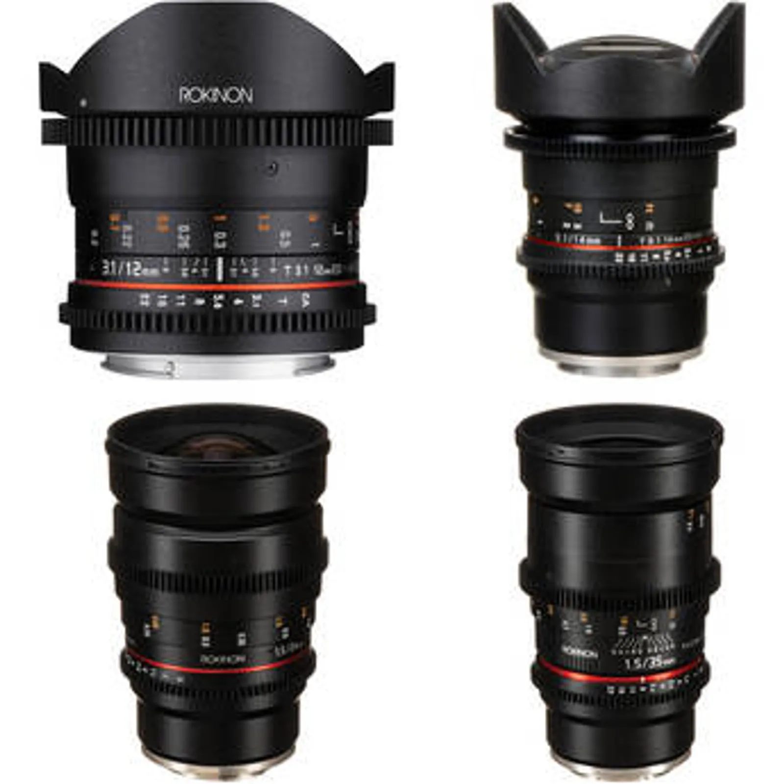 Rokinon Cine DS Wide-Angle and Fisheye Lens Set - Sony E Mount