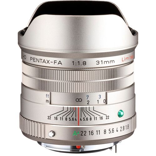 HD Pentax-FA 31mm F1.8 Limited Wide Angle Lens - Silver