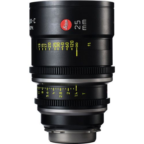 Leica Summilux-C 25mm T1.4 Cine Lens (PL Mount, Feet Markings)