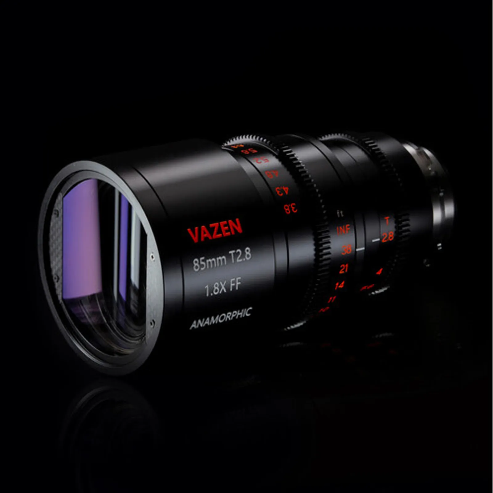 Vazen 85mm T2.8 1.8x Anamorphic Lens for Full-Frame Cameras