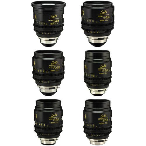 Cooke miniS4/i Cinematic Lens Bundle