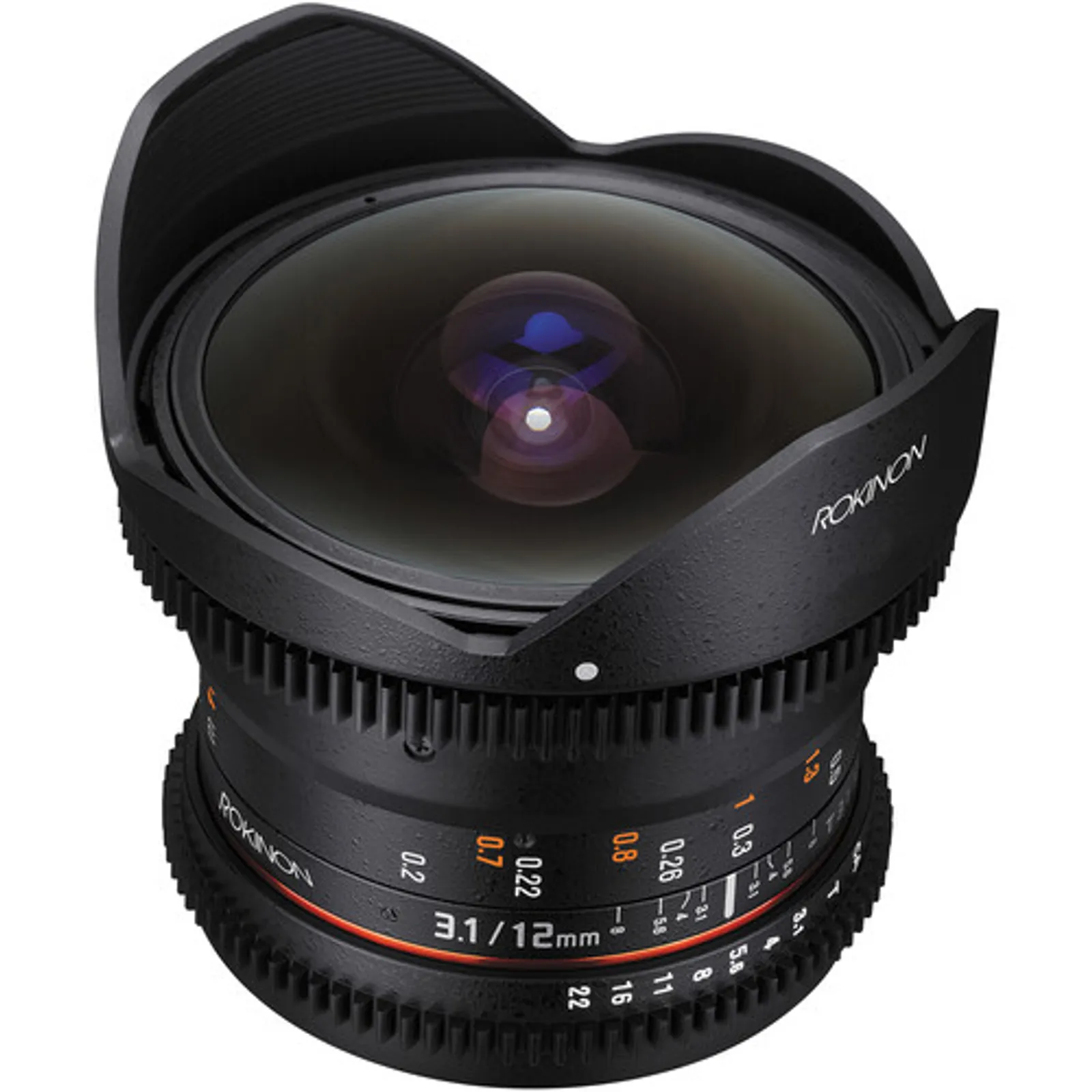 Rokinon 12mm T3.1 Cine DS Fisheye Lens for Canon EF