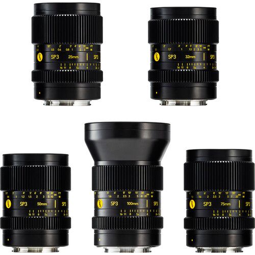 Cooke SP3 Full-Frame Prime 5-Lens Set for Sony E Mount