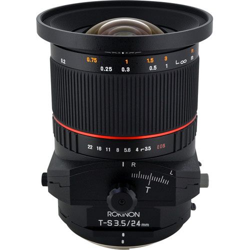 Rokinon 24mm f/3.5 Tilt-Shift Lens for Canon Cameras