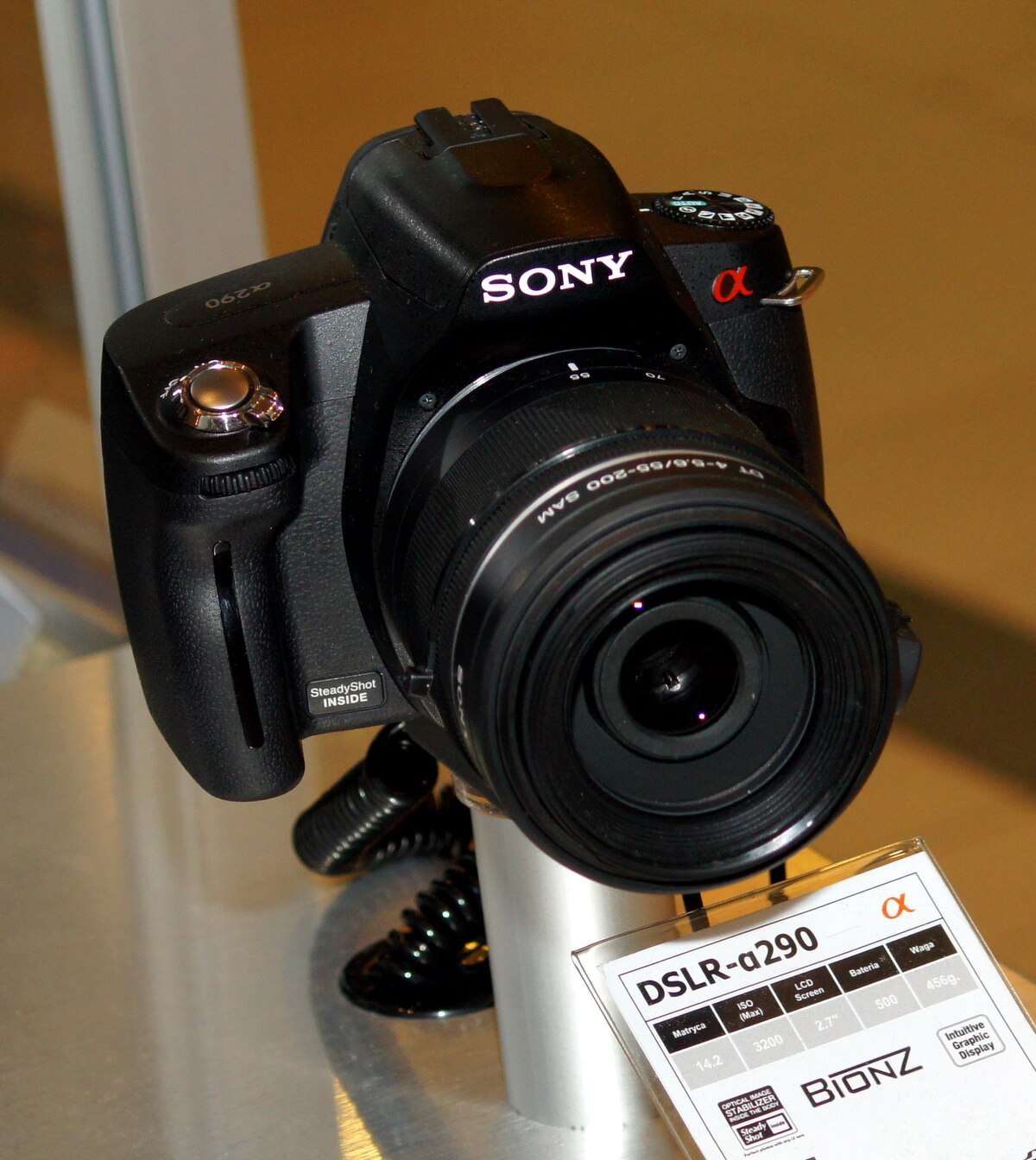 Sony Alpha 290 DSLR Camera