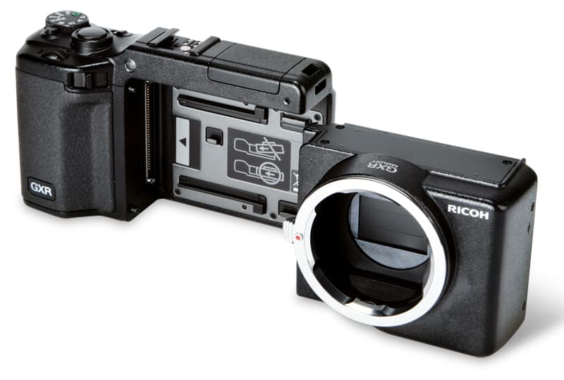 Ricoh GXR kit with M-mount module, body, VF-2 View | GearFocus