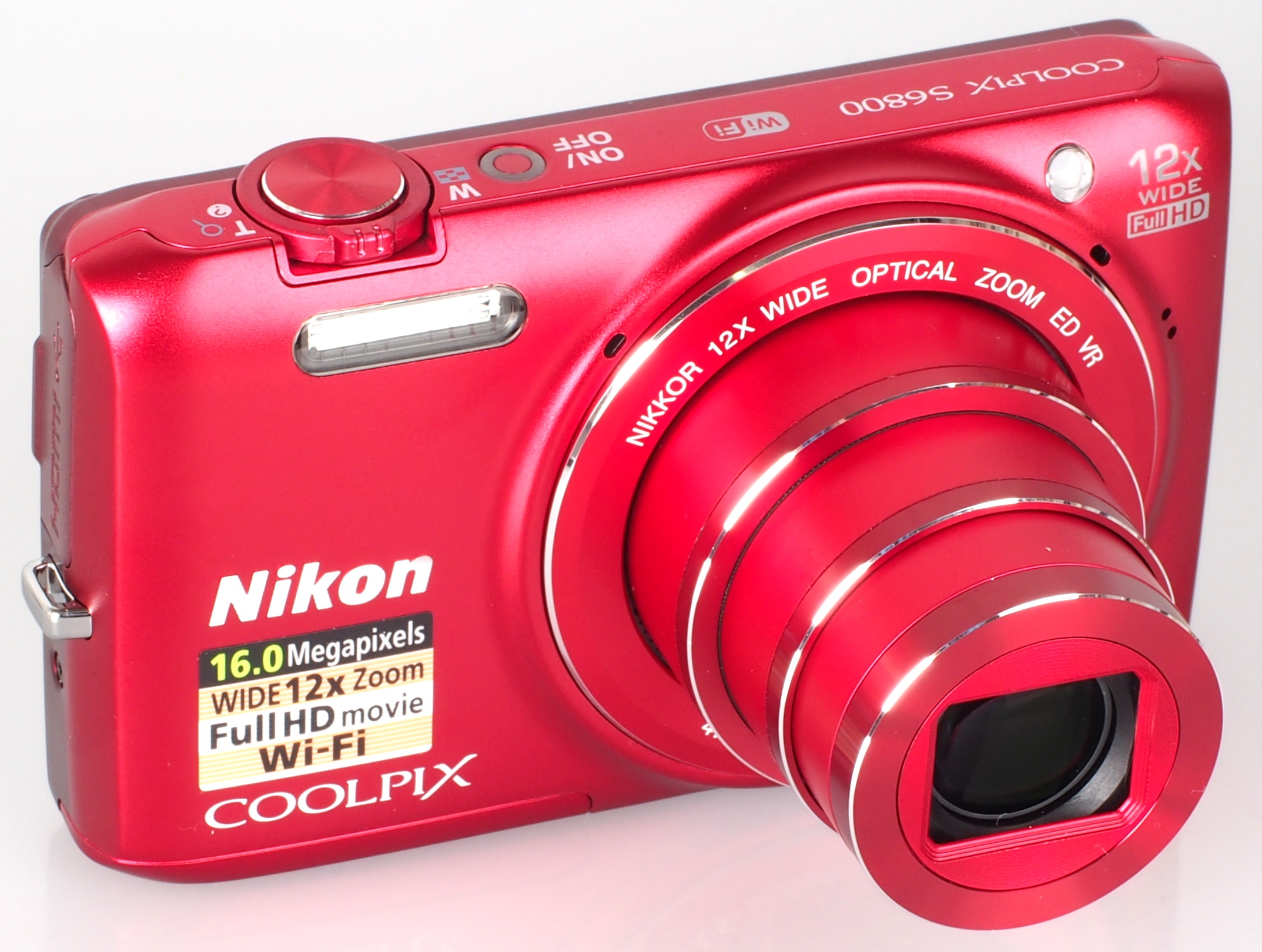 【美品】Nikon COOLPIX S6800レッド Nikon Coolpix S6800 P&S | GearFocus