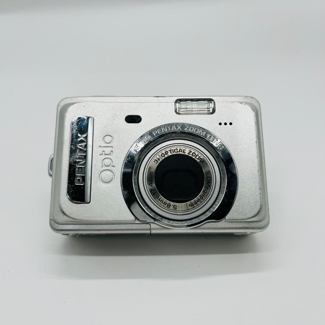 動作確認済 Pentax Optio S55 シルバー コンパクトデジタルカメラ Pentax Optio S55 Compact Camera Used — For Sale, Specs &… | GearFocus