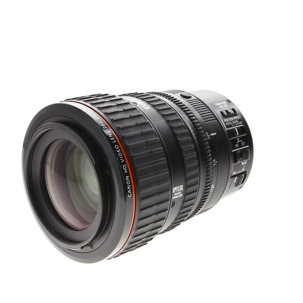 Canon 20X XL 5.4-108mm f/1.6-3.5 L IS Fluorite Video Lens